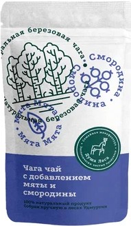 Чага Чай с добавлением смородины и мяты, 100г