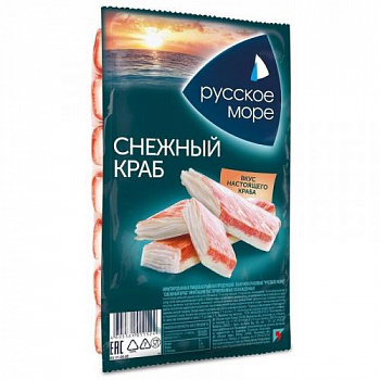 Палочки крабовые "Снежный краб" 200 гр.