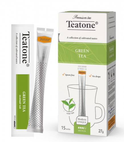 Зеленый чай TEATONE 27гр.