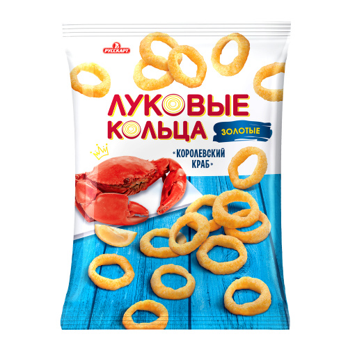 90г. Королевский краб луковые кольца "Золотые"