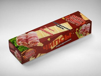 Картофельные чипсы "Multichips" бекон 50 гр.