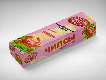 Картофельные чипсы "Multichips" краб 50 гр.