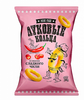 45г. Лук. кольца Сладкий чили, MiniFree