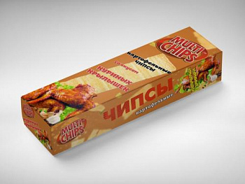Картофельные чипсы "Multichips" курица 50 гр.