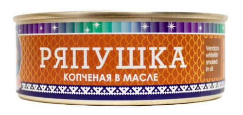 Ряпушка копч. в масле ж/б 240 гр. 