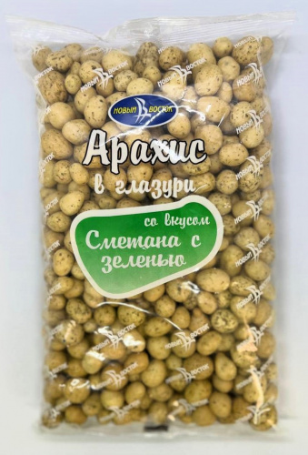 Арахис в глазури " Сметана зелень" ТМ "Сильвер" 1000 гр,