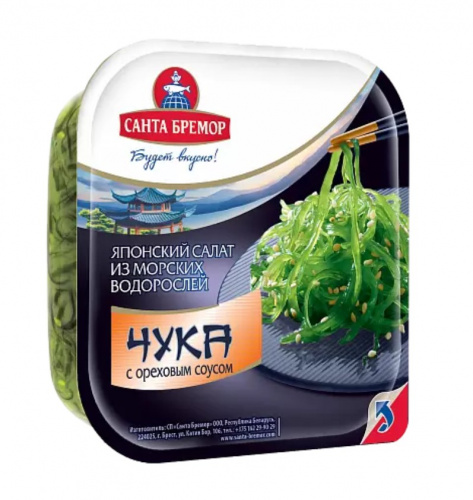 Салат "Чука" с ореховым соусом 150 гр.