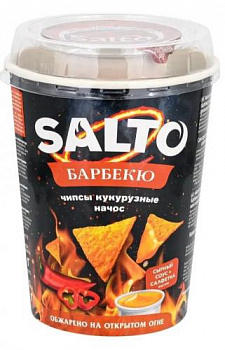 60 гр "SALTO" Nachos + 60гр соус барбекю