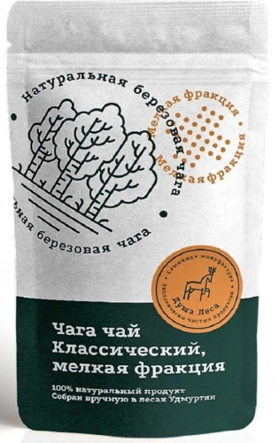 Чага Чай классическая мелкая фракция, 100г