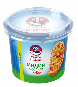 Паста из мяса мидии "Сальса" 150 гр.