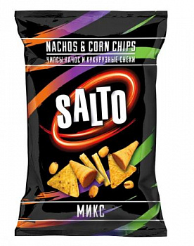 125 гр., "SALTO" Nachos Микс