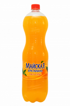 Апельсин 1,5л напиток "Майская хрустальная" 