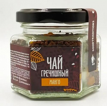 Гречишный чай "Манго", стекло, 70г