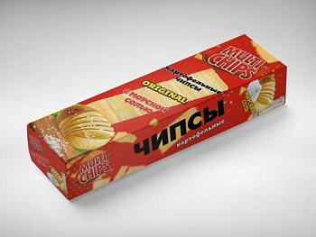 Картофельные чипсы "Multichips" натуральные 50 гр.