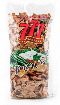 Гренки 777 со вкусом сметана и зелень