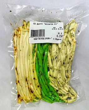 Ассорти № 1 нить укроп, вассаби, аджика 150 гр. (сырный продукт, м.д.ж. 40%)