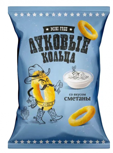 100г. Лук. кольца Сметана, MiniFree