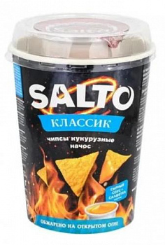 60 гр., "SALTO" Nachos + 60гр. соус классик