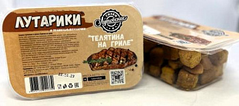 Сухарики "Телятина на гриле" крафт. контейнер 100 гр.