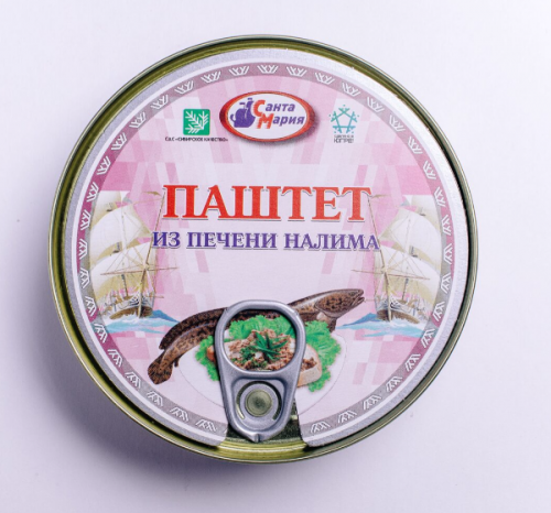 Паштет из печени налима (тм Санта -Мария) ж/б 170г ключ