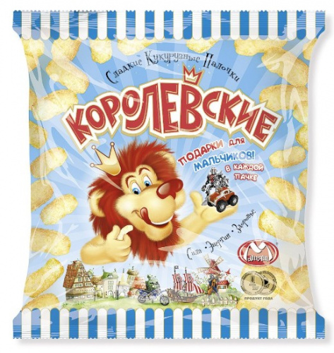 КороЛЕВские+ сюр. кукур. палочки мальч. 70г.