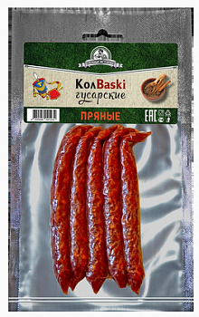 Колbaski Гусарские "Пряные" "Пенные истории" 80гр.
