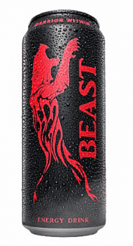 Энерг. напиток "BEAST SAMURAI BLACK" 0,45, ж/б