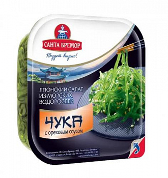 Салат "Чука" с ореховым соусом 150 гр.