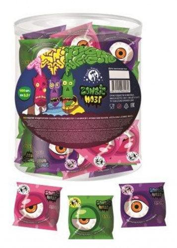Маршмеллоу с начинкой, с ароматом ванили, апельсина, Zombie мозг