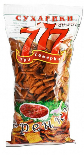 Гренки 777 со вкусом аджики