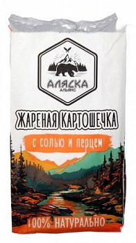 Чипсы Картошечка жареная, соль/перец, 100гр, (Аляска)