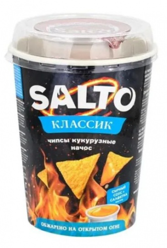 60 гр., "SALTO" Nachos + 60гр. соус классик